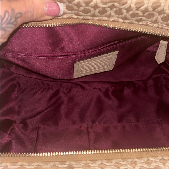 COACH Madison Op Art handbag with a small wristlet and a Wallet style wristlet - Picture 11 of 13